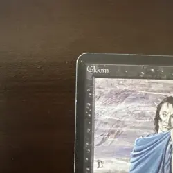 MTG: Gloom - Alpha Edition - Shadow Signed By Dan Frazier - LP - See Pics - Image 2