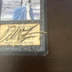 MTG: Gloom - Alpha Edition - Shadow Signed By Dan Frazier - LP - See Pics - Image 5