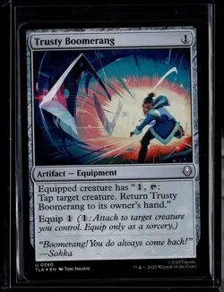 Trusty Boomberang - 260 - Foil - TLA - NM - MTG Magic the Gathering - Image 1