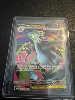 Pokemon TCG Mega Charizard X Ex 109/094 Me02: Phantasmal Flames Ultra Rare Holo - Image 1