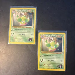 (2) Pokemon TCG Erika's Weepinbell 49/132 1st Edition Gym Heroes Uncommon - Image 1