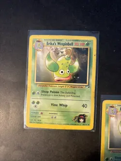 (2) Pokemon TCG Erika's Weepinbell 49/132 1st Edition Gym Heroes Uncommon - Image 2