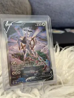 Arceus V (Alternate Full Art) 166/172 Brilliant Stars Tag NM/M Pokemon TCG Holo - Image 1