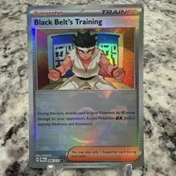 Pokemon TCG Black Belt's Training 096/131 Prismatic Evolutions Poke Ball Holo 🔥 - Image 1