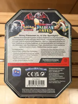 Pokemon TCG Paldean Fates Charizard Tin (4 Packs) Factory Sealed - Image 4