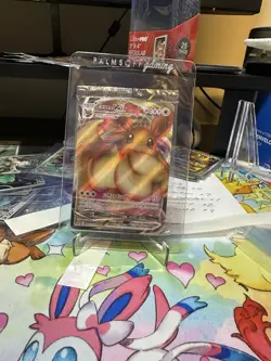 Pokemon TCG Cards Eevee VMAX SWSH087 Black Star Promo Holo SEALED - Image 1