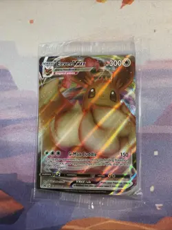 Eevee VMAX SWSH087 Holographic Black Star Promo Pokemon TCG Sealed - Image 1