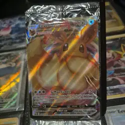 Pokemon TCG Eevee VMAX SWSH087 Black Star Promo Sealed - Image 1