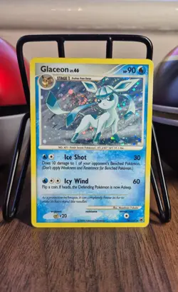 Pokemon TCG Glaceon Holo Majestic Dawn 20/100 2008 MP Swirl - Image 1