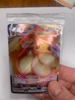 Eevee VMAX SWSH087 Holographic Black Star Promo Pokemon TCG Sealed - Image 3