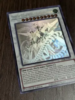 1st Ed LD: Synchro Storm #LED8-EN005 Crystal Clear Wing Synchro Dragon Ghost - Image 1