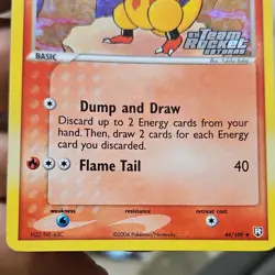Pokemon Magmar Team Rocket Returns Reverse Holo 44/109 Uncommon 2004 70 HP - Image 2