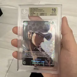One Piece TCG Kingdoms of Intrigue - Trafalgar Law SP OP01-047 (BGS 10) English - Image 1