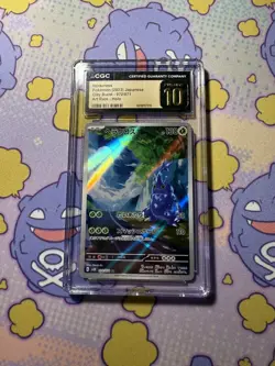 Heracross 072/071 AR Art Rare Clay Burst sv2D Pokemon Card CGC 10 Pristine - Image 1