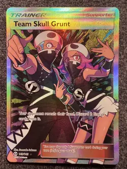 Team Skull Grunt 149/149 Full Art Holo Pokemon Card Lightly Played - Image 1