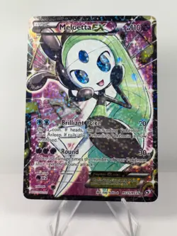 Pokemon TCG Meloetta EX (Full Art) RC25 Legendary Treasures: Radiant - LP - Image 1
