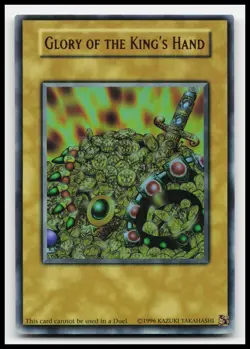 Glory of the King's Hand King of Games: Yugi's Legendary Decks Yugioh Card - Image 1