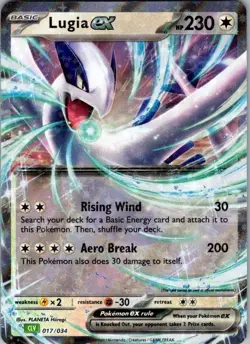 Lugia ex Classic Collection Trading Card Game Classic 017/034 NM - Image 1