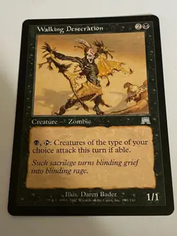 Walking Desecration - Magic the Gathering MTG Onslaught Single Card - Image 1