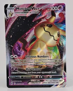 Mimikyu VMAX 069/172 Brilliant Stars Ultra Rare Holo Pokemon Card NM - Image 1