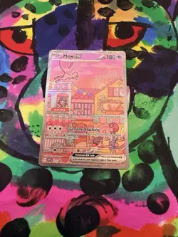 Mew EX 053 Scarlet & Violet Promo Holo Pokemon TCG Card Near Mint Condition - Image 1