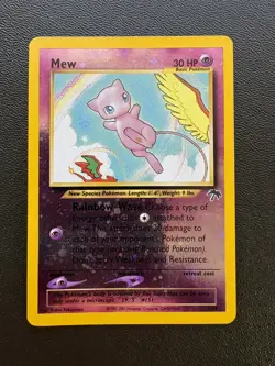 Pokemon Mew 1/18 Reverse Holo Promo Card Southern Islands LP - Image 1