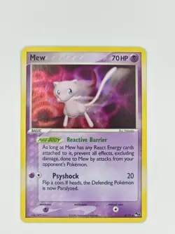Mew 4/17 POP Series 4 Promo Pokemon Card Holo Foil Rare TCG Card - Image 1