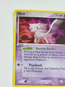 Mew 4/17 POP Series 4 Promo Pokemon Card Holo Foil Rare TCG Card - Image 2