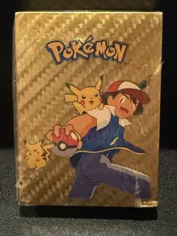 55 PCS Gold Cards Vmax V EX GX Rare Golden Cards TCG Deck Box Gold 3 PACK NWT - Image 4