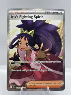 Pokemon TCG Iris's Fighting Spirit Journey Together Full Art Card 180/159 NM - Image 1