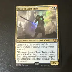 Geist of Saint Traft Foil x1 LP Condition see front and back pics - Image 1