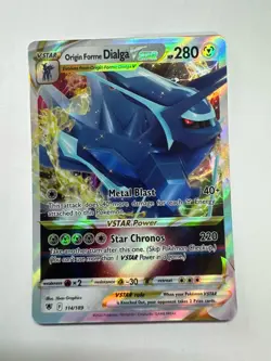 Origin Forme Dialga VSTAR 114/189 Holo Ultra Rare Astral Radiance Pokemon TCG NM - Image 1