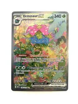 Venusaur EX 198/165 Scarlet & Violet 151 SIR Pokemon TCG Card NM - Image 1