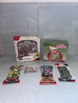 Pokemon TCG Scarlet & Violet 151 Alakazam ex Collection Box + Sealed Lot - Image 1