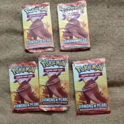 Sealed Pokemon Diamond & Pearl Mysterious Treasures Garchomp Booster Pack - Image 2