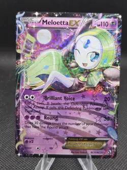 Meloetta EX RC11/RC25 Pokemon Legendary Treasures: Radiant Collection - LP - Image 1