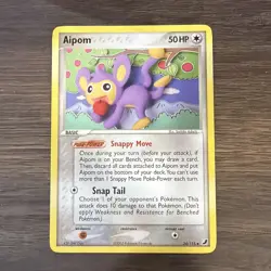 Aipom 34/115 Unseen Forces Regular Pokemon TCG Light Play Condition LP + - Image 1