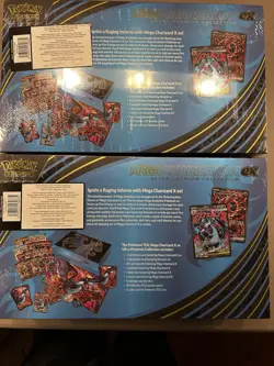 Pokemon TCG Mega Charizard X ex UPC Ultra Premium Collection - 2 Pack IN HAND - Image 3