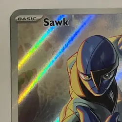 Pokemon: White Flare - Sawk - Illustration Rare - NM 130/086 - Image 2