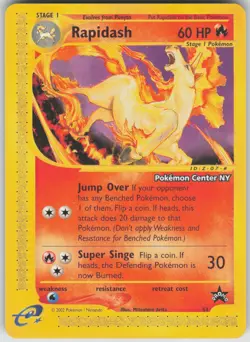 Pokemon TCG Rapidash [Pokemon Center NY] Promo WoTC Promo 51/53 - Image 1