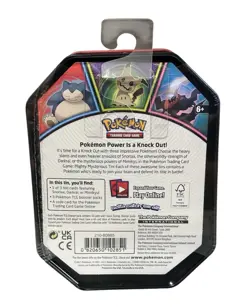 2021 Pokemon TCG: Mighty Mysterious Tin SNORLAX Booster Packs New Factory Sealed - Image 5