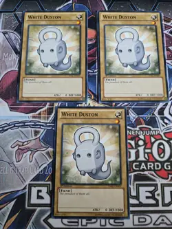 3x White Duston x3 LVAL-EN001 Common 2x 1st Edition NM Near Mint Playset Yugioh - Image 1