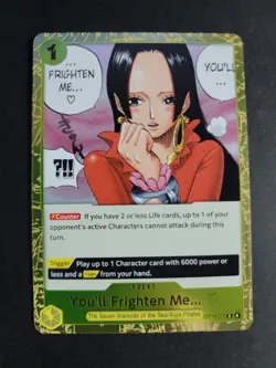 You'll Frighten Me... OP14-118 Rare One Piece The Azure Sea's Seven - Image 1