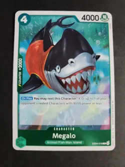 Megalo OP14-018 Rare One Piece The Azure Sea's Seven - Image 1