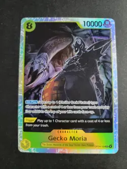 Gecko Moria OP14-104 SR Super Rare One Piece The Azure Sea's Seven - Image 1