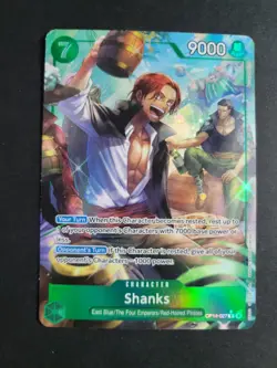 Shanks (Alternate Art) OP14-027 Rare One Piece The Azure Sea's Seven - Image 1