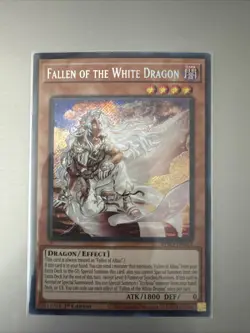 Fallen of the White Dragon 1st Edition Secret Rare BPRO-EN024 Near Mint - Image 1