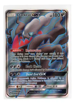 Darkrai GX (Full Art) 139/147 Ultra Rare Holo SM - Burning Shadows Pokemon LP - Image 1