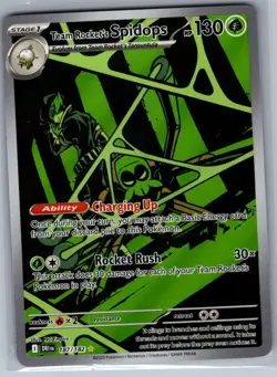 Team Rocket's Spidops 187/182 SV10: Destined Rivals - Pokemon Card - NM - Image 1