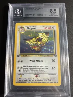 1999 Pokemon Jungle Set Pidgeot Holo 1st Edition BGS 8.5 8/64 - Image 1